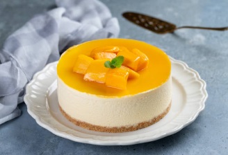 cheesecake de naranja