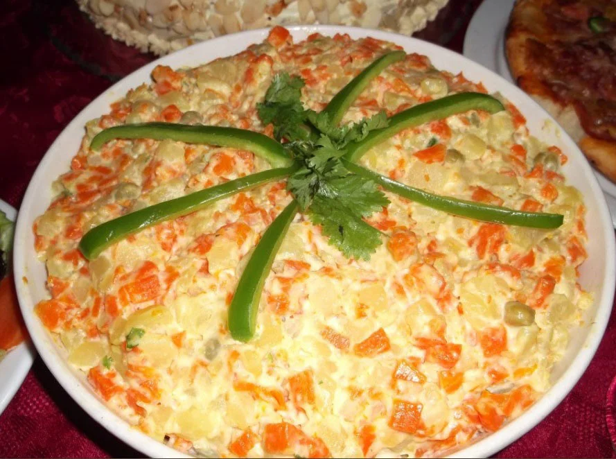 ensalada de gallina