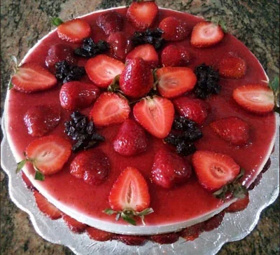 Torta pastelera de fresas 