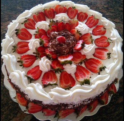 torta de fresas